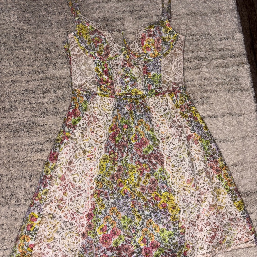 For Love and Lemons Esme Mini Dress XXS